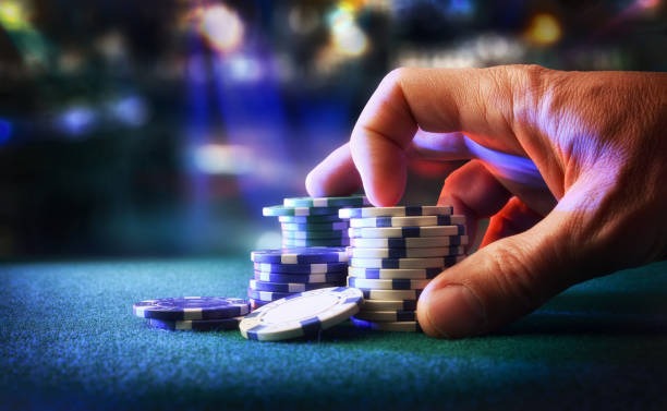 Live dealer blackjack table with multiple camera angles